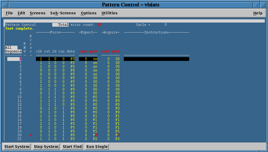 Function Test for 8bit Counter